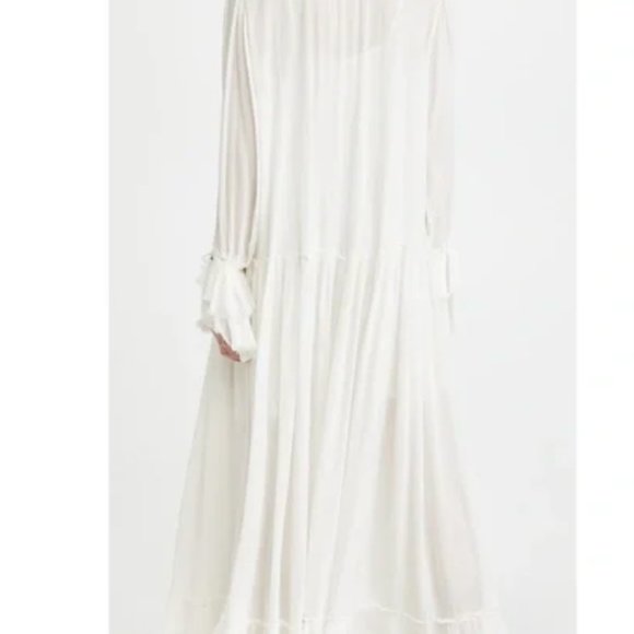 *SOLD*Free People Sweet Darlin Dress in Ivory size small (oversized) slip inside - Picture 3 of 6